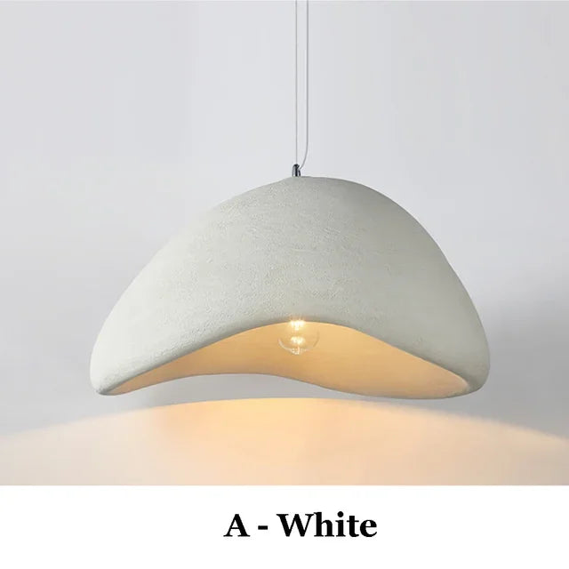 Nordic Wabi Sabi Pendant Lights Modern LED Ceiling Chandelier Lights for Living Room Bedroom Dining Room Home Decor Hanging Lamp